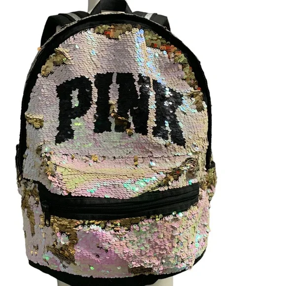Victoria Secret PINK Sequin Backpack - Picture 2 of 3